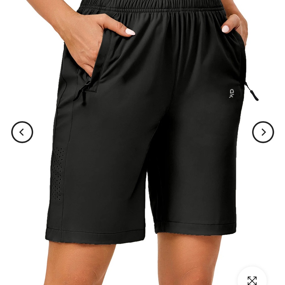 Women's Black Athletic Shorts